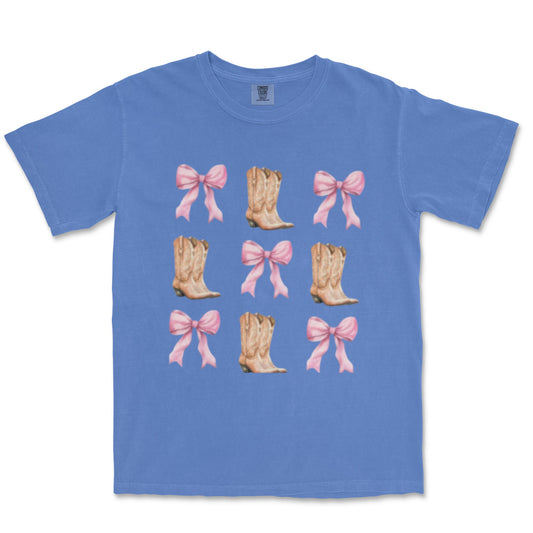 Cowgirl Boots & Bows Tee shirt